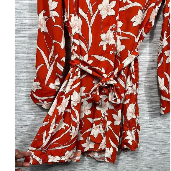 NWTS REISS Tilda Print Shirt Dress / Size-4 - Picture 2 of 16